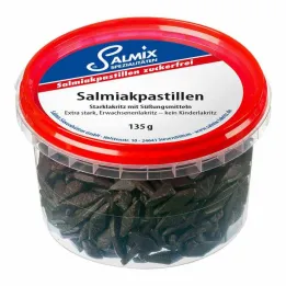 Salmix ammoniakkpastiller sukkerfri, 135 g