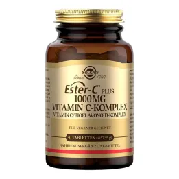 Solgar Ester-C pluss 1000 mg tabletter, 30 stk
