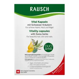 Rausch Vital kapsler med sveitsiske urter, 3X30X2 stk