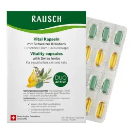Rausch Vital kapsler med sveitsiske urter, 30x2 stk