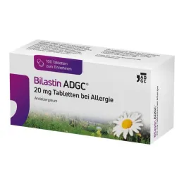Bilastin ADGC 20 mg tabletter for allergi, 100 stk