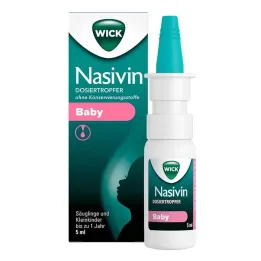 WICK Nasivin dosering dropper ok Baby 0,1 mg / ml Ntr, 5 ml