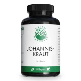 Green Naturals johannesurt 850 mg kapsler, høydose veganske (180 stykker)