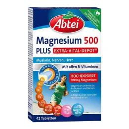 Abbey Magnesium 500 Plus tabletter, 42 stk