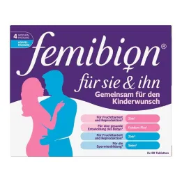 Femibion for hennes & him tabletter, 2x28 stk