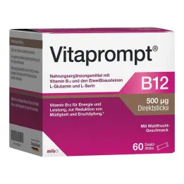 Vitaprompt B12 500 µg direkte pinner, 60 stk