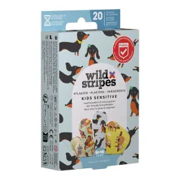 Wild Stripes Kids sensitive Animal Fun plaster, 20 stk