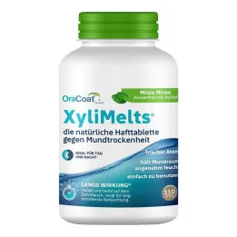 Xylimelts selvklebende tabletter mild mint Oracoat, 110 stk