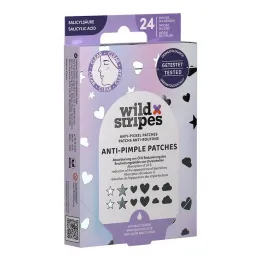 Wild Stripes Anti-Pimple Patches Holo Clear, 24 stk