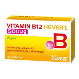 Vitamin B12 Hevert 500 µg tabletter, 120 stk