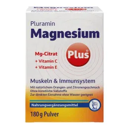 Pluramin Magnesium pluss pulver, 180 g