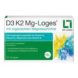 D3 K2 MG-Loges kapsler, 100 stk