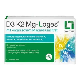 D3 K2 MG-Loges kapsler, 180 stk