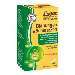 Luvos Gastrosan Flatulens & Smertekapsler, 30 stk