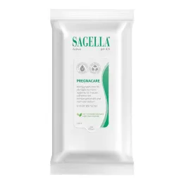 Sagella active Pregnacare rengjøringsservietter, 15 stk