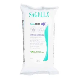 Sagella hydrerte rengjøringsservietter, 15 stk
