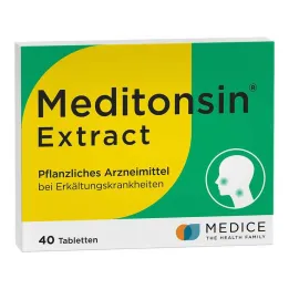 Meditonsin Extract urte forkjøletabletter, 40 stk
