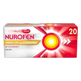 Nurofen Immedia 200 mg myke kapsler, 20 stk