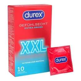 Durex Feeling Real XXL Kondomer, 10 stk