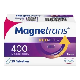 Magnetrans duo-active 400 mg tabletter, 20 stk