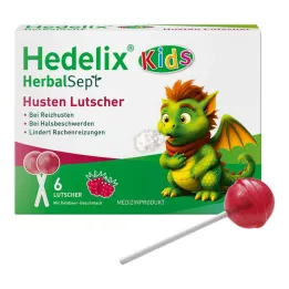 Hedelix Herbalsept Hoste Lollipops Kids, 6 stk