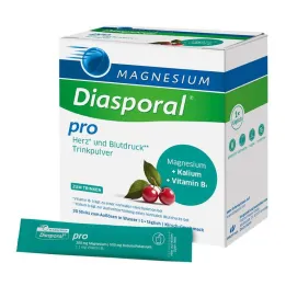 Magnesium Diasporal for hjerte- og blodtrykkspulver, 30 stk