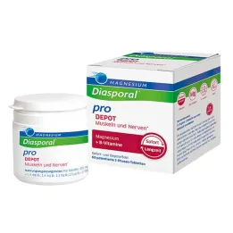 Magnesium Diasporal pro + B-Vit.DEPOT Musk.+ Nerveflik, 60 stk