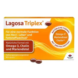 Lagosa Triplex myke kapsler, 60 stk