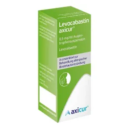 Levocabastin axicur 0,5 mg / ml øyedråpesuspensjon, 4 ml
