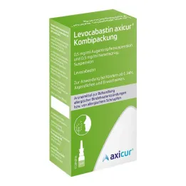 Levocabastin axicur kombinasjon 0,5 mg / ml 4 ml AT + 5 ml Nas, 1 p