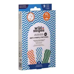 Wild Stripes Anti-Pimple Patches XL Klar, 9 stk