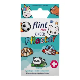 Flint Med barneplaster 13x22mm hypoallergenisk sens., 12 stk