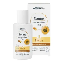 Solbeskyttelse & brun væske bronse LSF 50 + , 50 ml