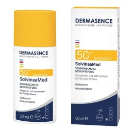 Dermasence Solvinea Med Sun Protection Ansiktsvæske LSF 50 +, 50 ml