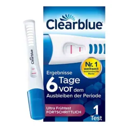 Clearblue graviditetstest.6 dager siden 2 hormoner, 1 stk