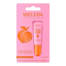 Weleda Pink Peach tonet Lip Butter, 7 ml