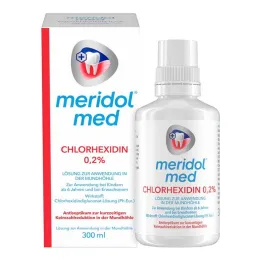 Meridol med klorheksidin 0,2 % oppløsning for munnhulen, 300 ml