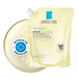 La Roche-Posay Lipikar dusj- og badeolje AP + , 400 ml