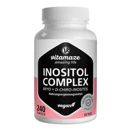Inositol Complex Chromium + Vitamin B6 + Folinsyrekapsler, 240 stk