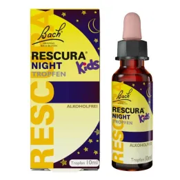 Bachblomster Rescura Night Kids dråper alkoholfri, 10 ml