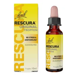 Bachblomst Rescura dråper alkoholfri, 10 ml